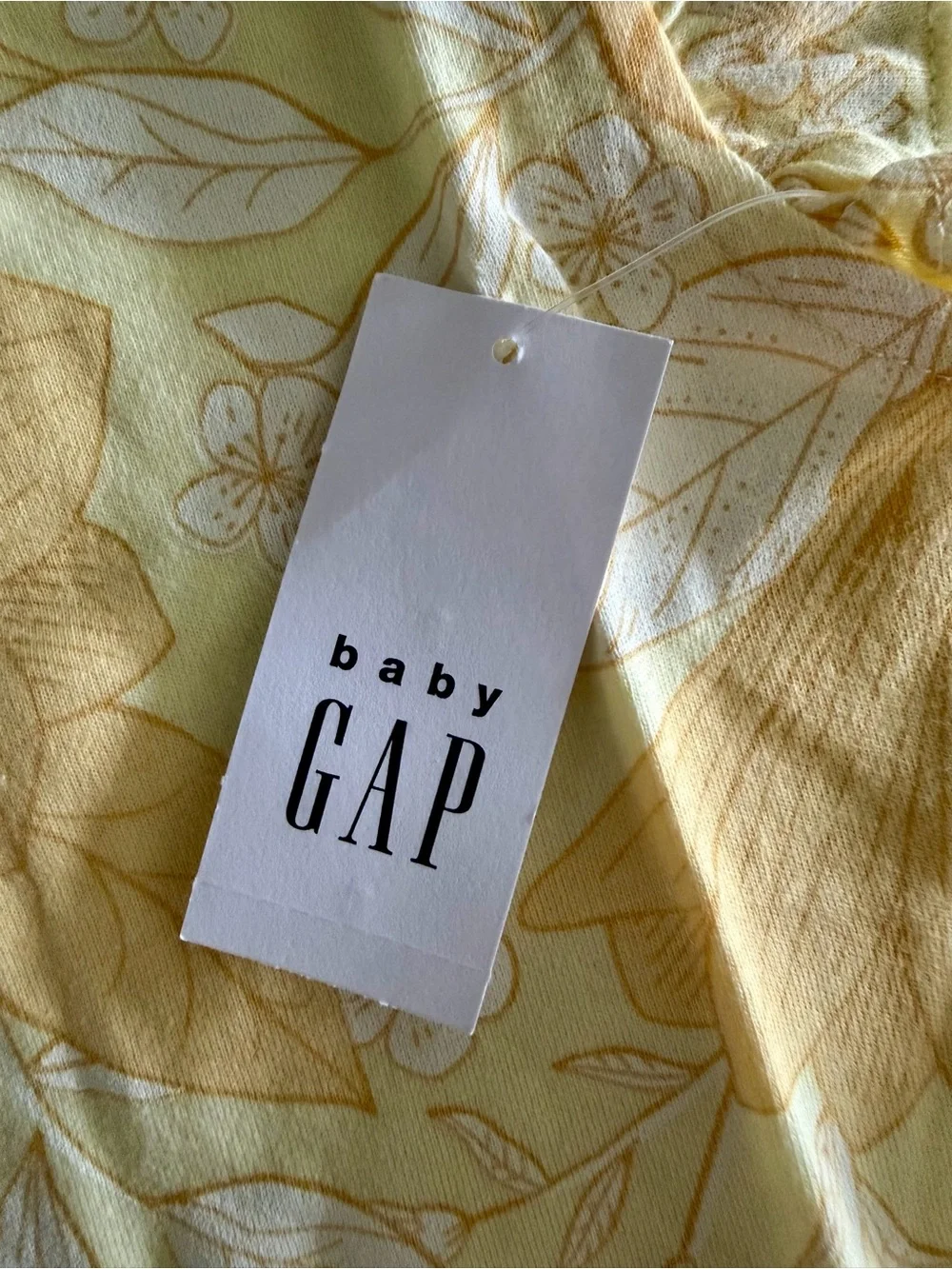 babyGAP Yellow Floral Bodysuit - NWT